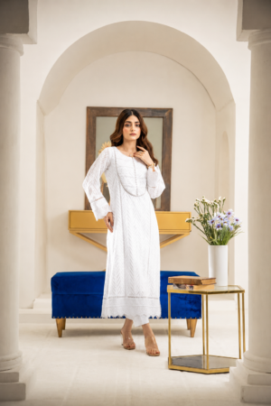 White Serenity Embroidered Shirt